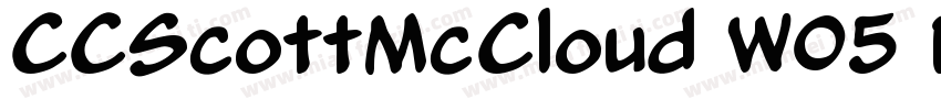 CCScottMcCloud W05 Regular字体转换